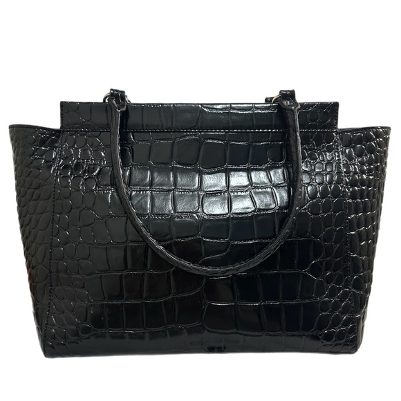 Kate Spade Bristol Drive Croc Elissa Bag in Black - Picture 8 of 9